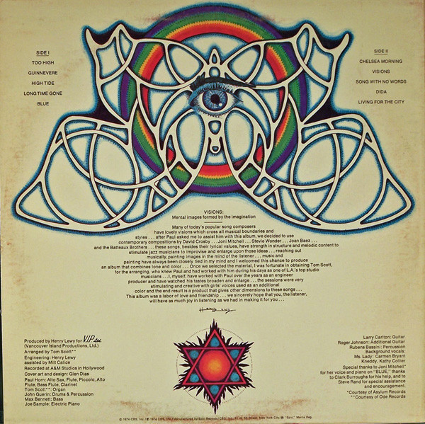 Paul Horn - Visions (LP usado) | Tracks Rio